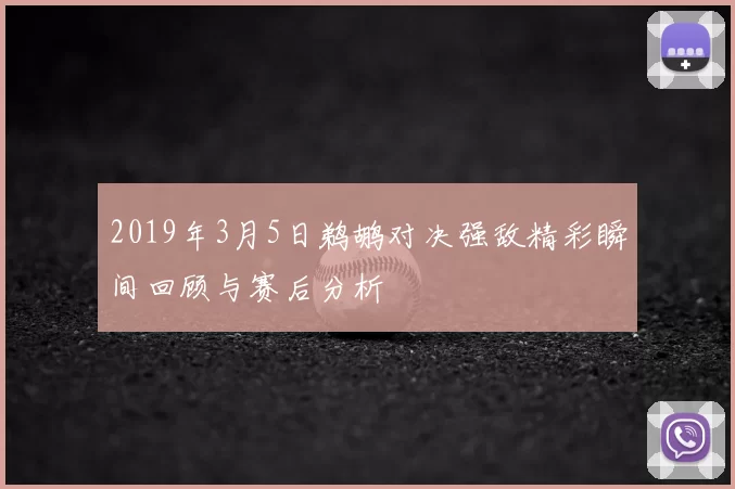 2019年3月5日鹈鹕对决强敌精彩瞬间回顾与赛后分析