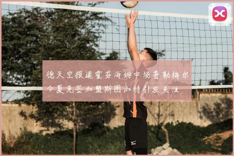 德天空报道霍芬海姆中场普勒梅尔今夏免签加盟斯图加特引发关注