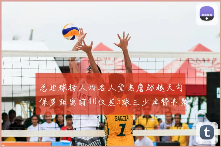 总进球榜人均名人堂老詹超越天勾保罗距离前40仅差5球三少库赞齐聚榜单